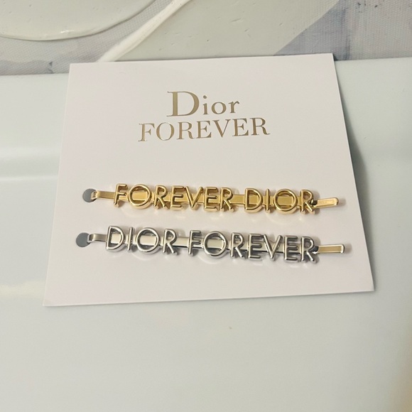 🛍️NEW Dior Forever GWP Gold and Silver Hair Pins
